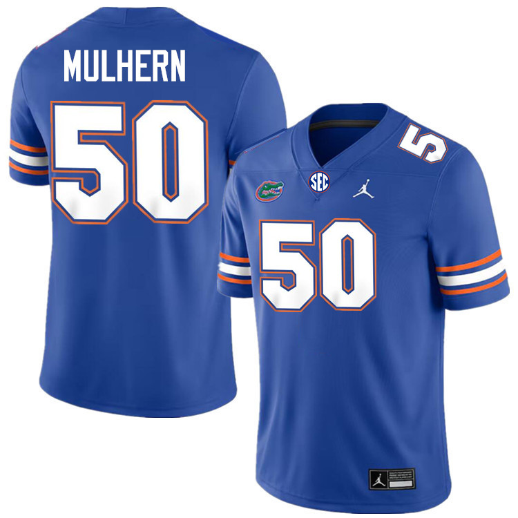 Mack Mulhern Florida Jersey,Florida Gators #50 Mack Mulhern Uniforms,Jersey Youth-Royal